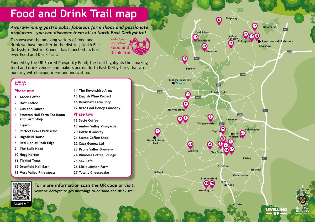 food and drink trail phase 2 map a4